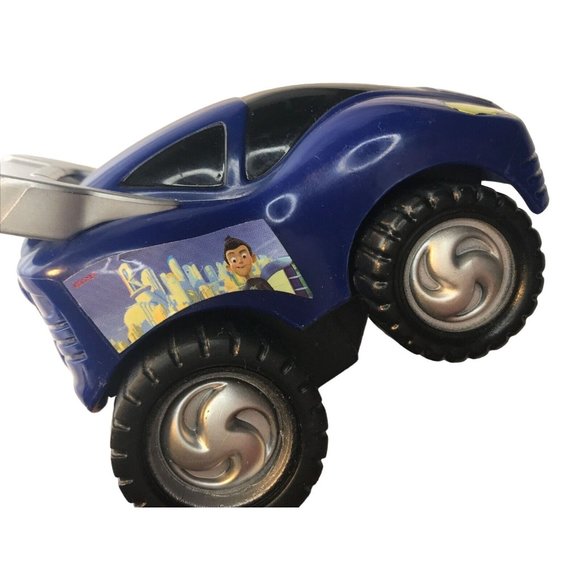 Disney Meet The Robinsons Push Go Friction Lot of 3 Cars Purple, Blue, Red Toys - Picture 12 of 12